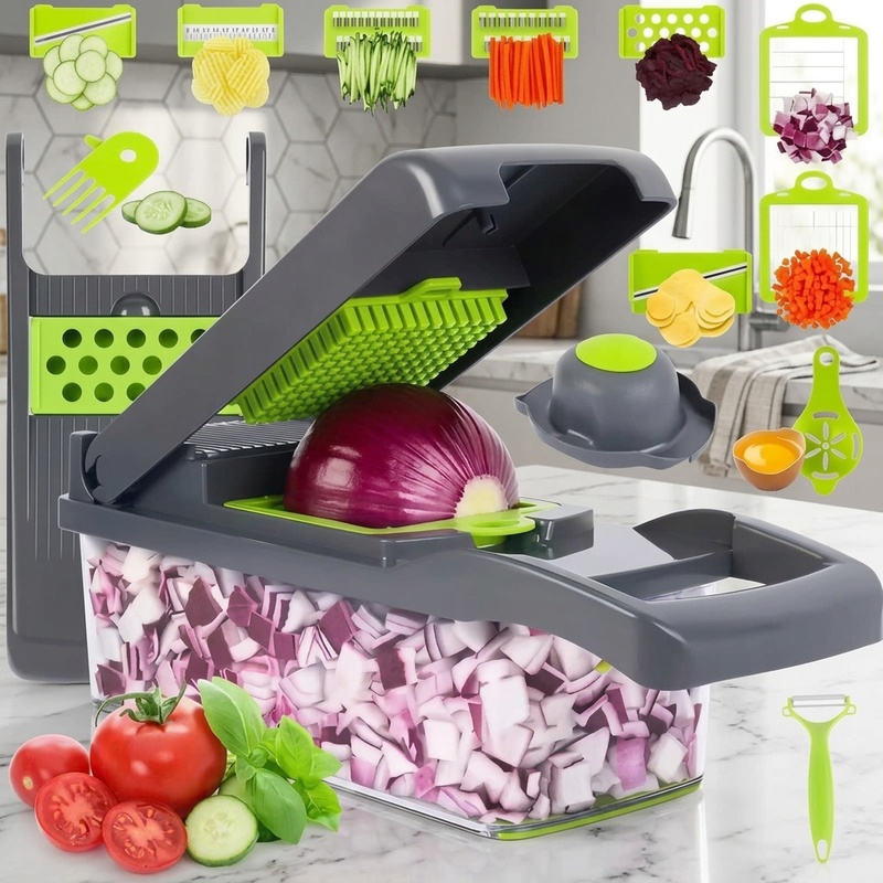 Meal Prep List - Cortador y rebanador de verduras 16