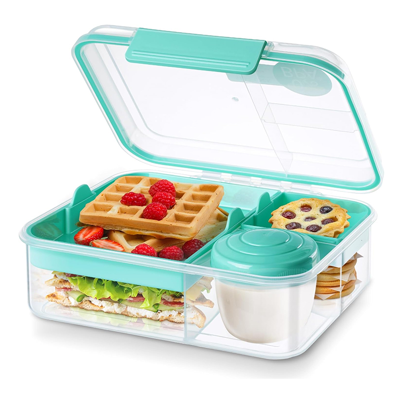 Meal Prep Kinder - Lonchera Bento de 4 Compartimentos a