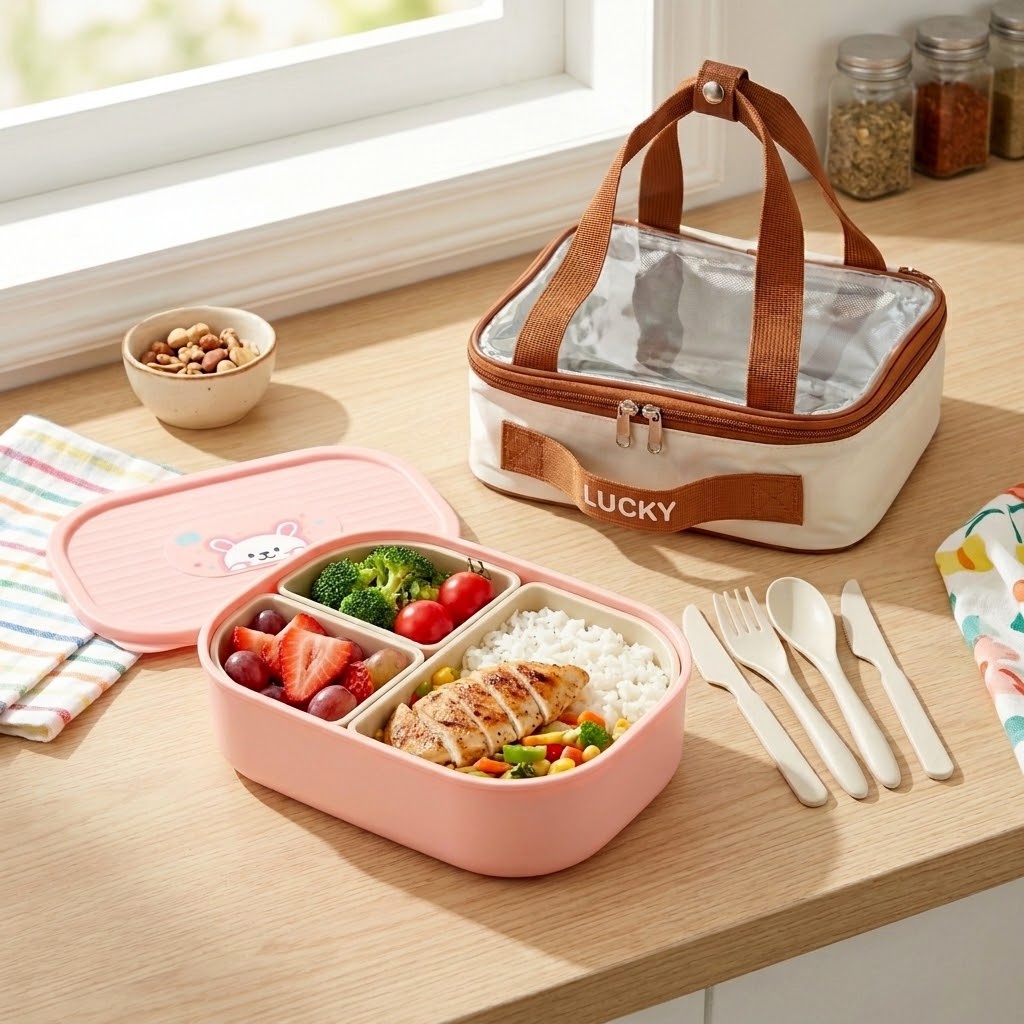 Meal Prep Kinder - Lonchera Bento para Niños, Linda y