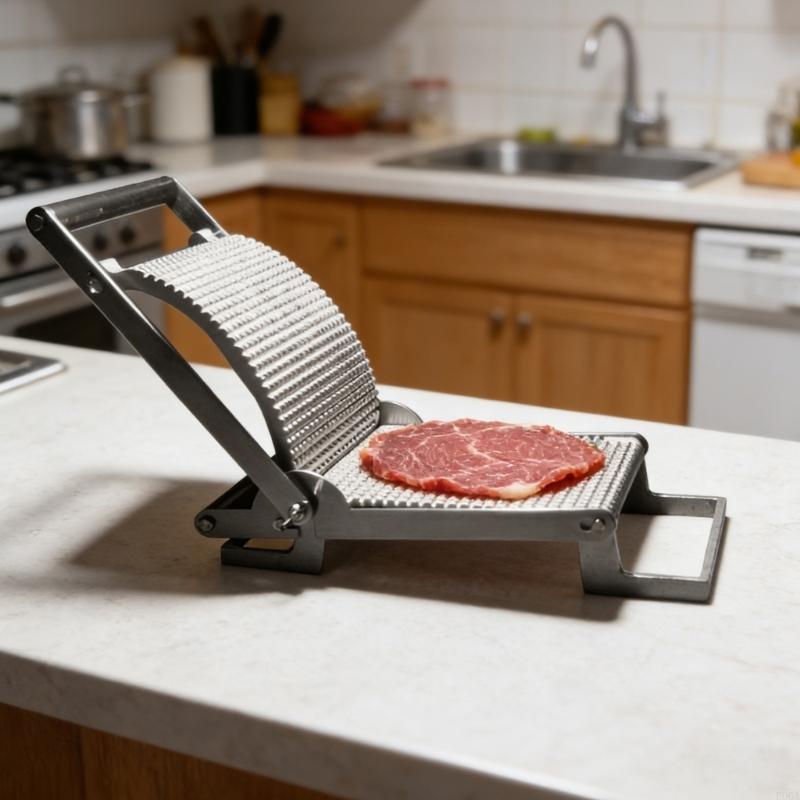 Meal Prep Chicken - Martillo ablandador carne Manual acero inoxidable,