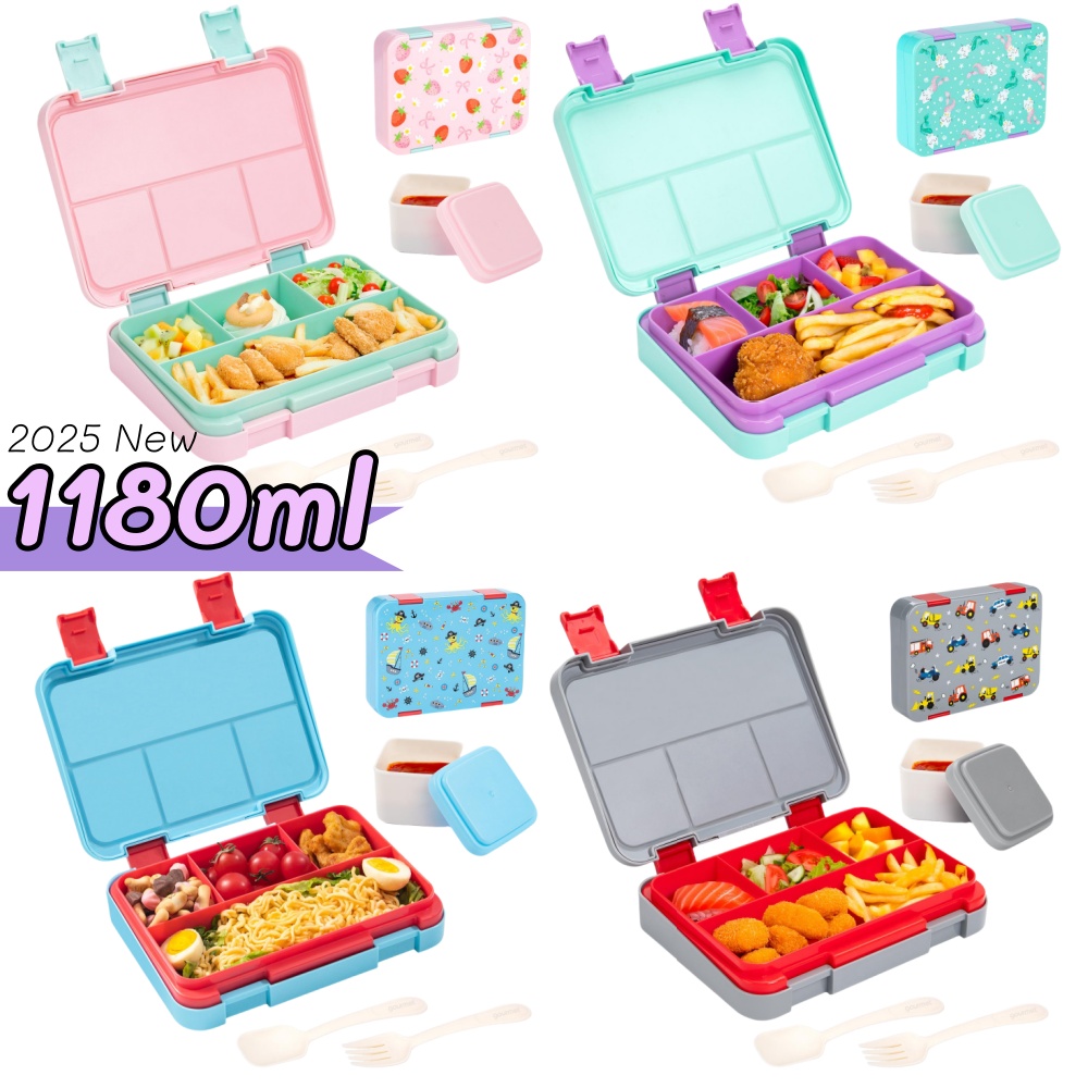 Meal Prep List - Fiambrera Bento con patrón de dibujos