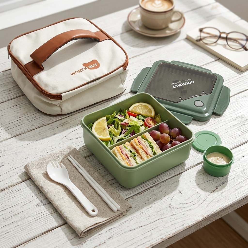 Lonchera Bento de Plástico Apt - Meal Prep Kinder reseña y precio
