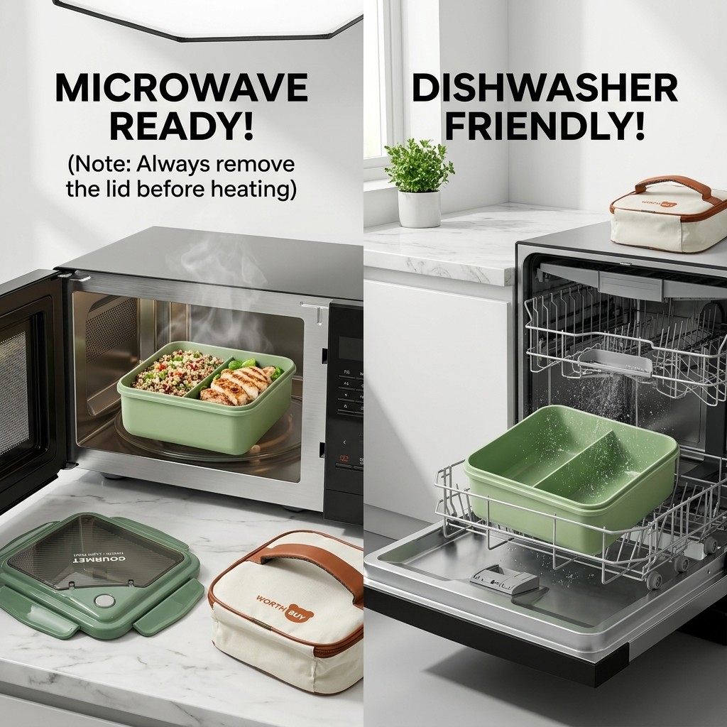 Lonchera Bento de Plástico Apt - Meal Prep Kinder reseña y precio