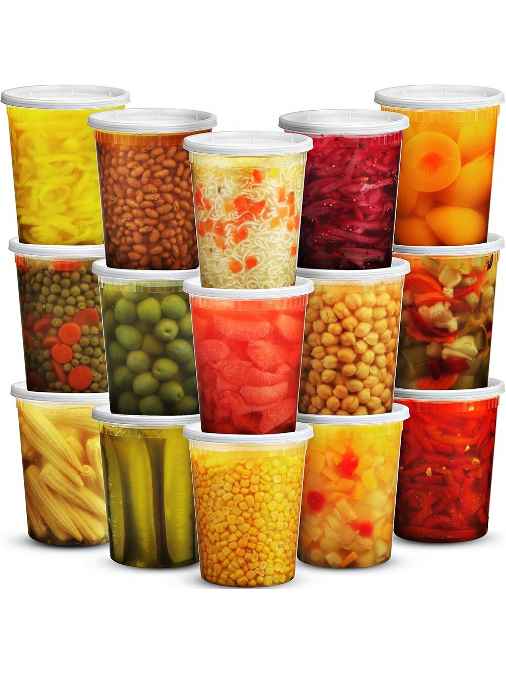 Contenedores Deli con tapas, c - Meal Prep List reseña y precio