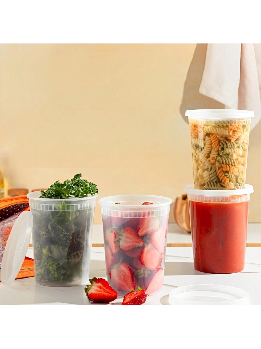 Contenedores Deli con tapas, c - Meal Prep List reseña y precio