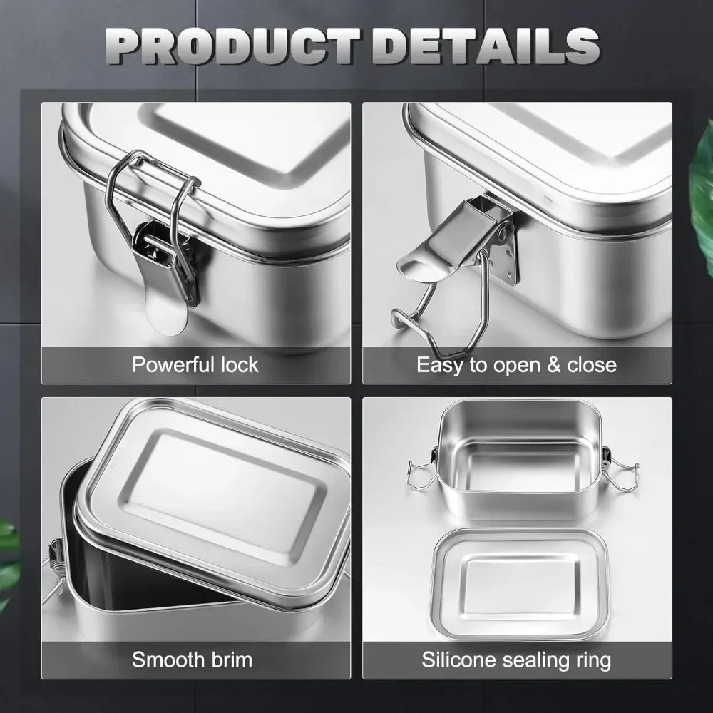 Fiambrera de acero inoxidable  - Meal Prep List reseña y precio