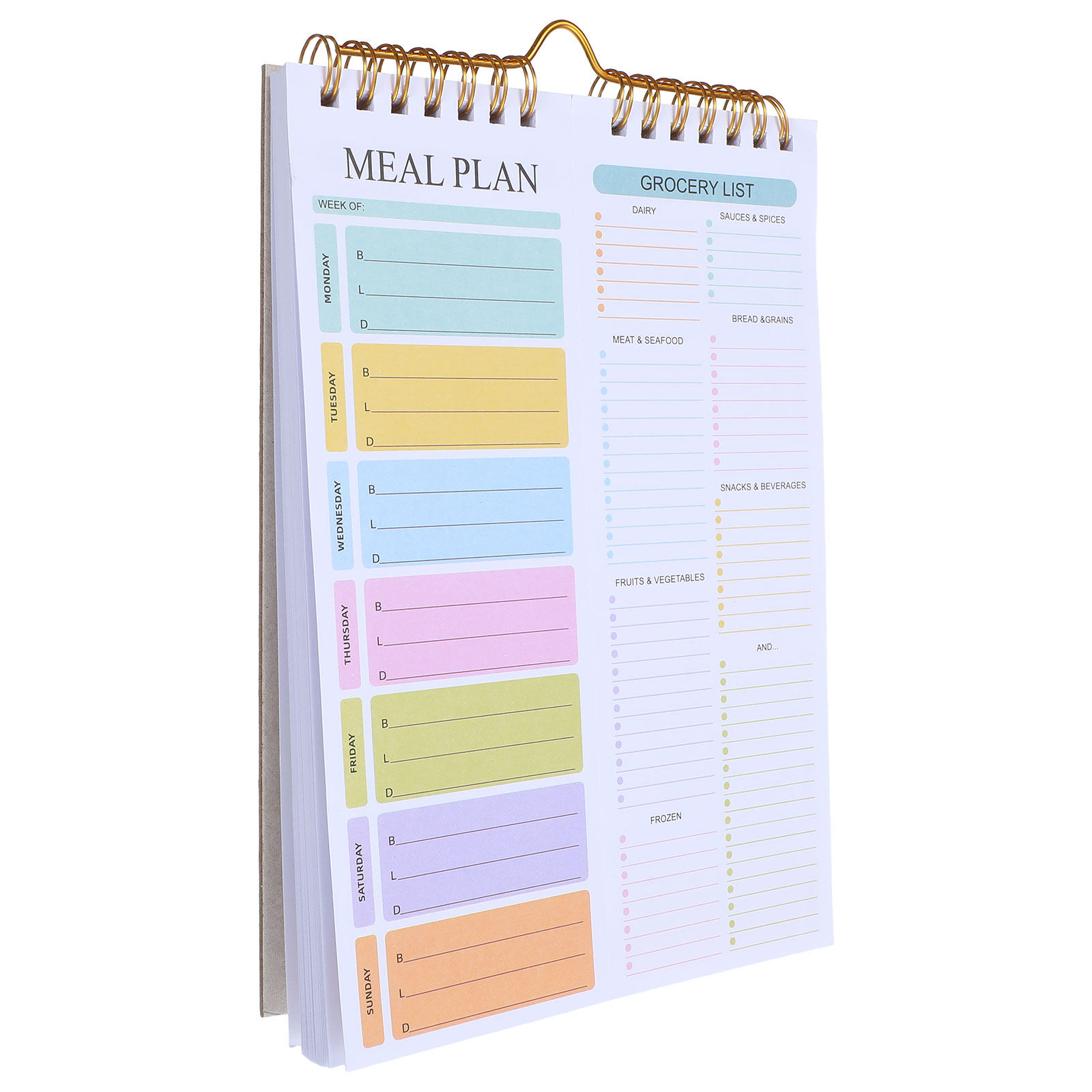 Cuaderno planificador de comid - Meal Prep List reseña y precio