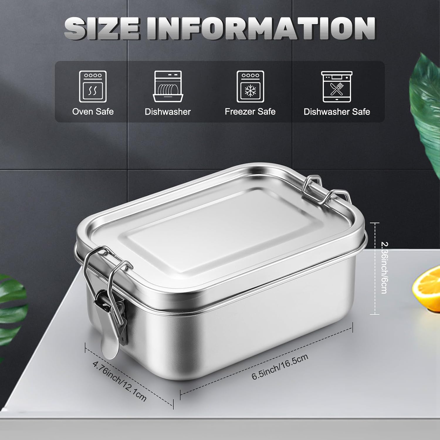 Recipientes de Acero Inoxidabl - Meal Prep List reseña y precio