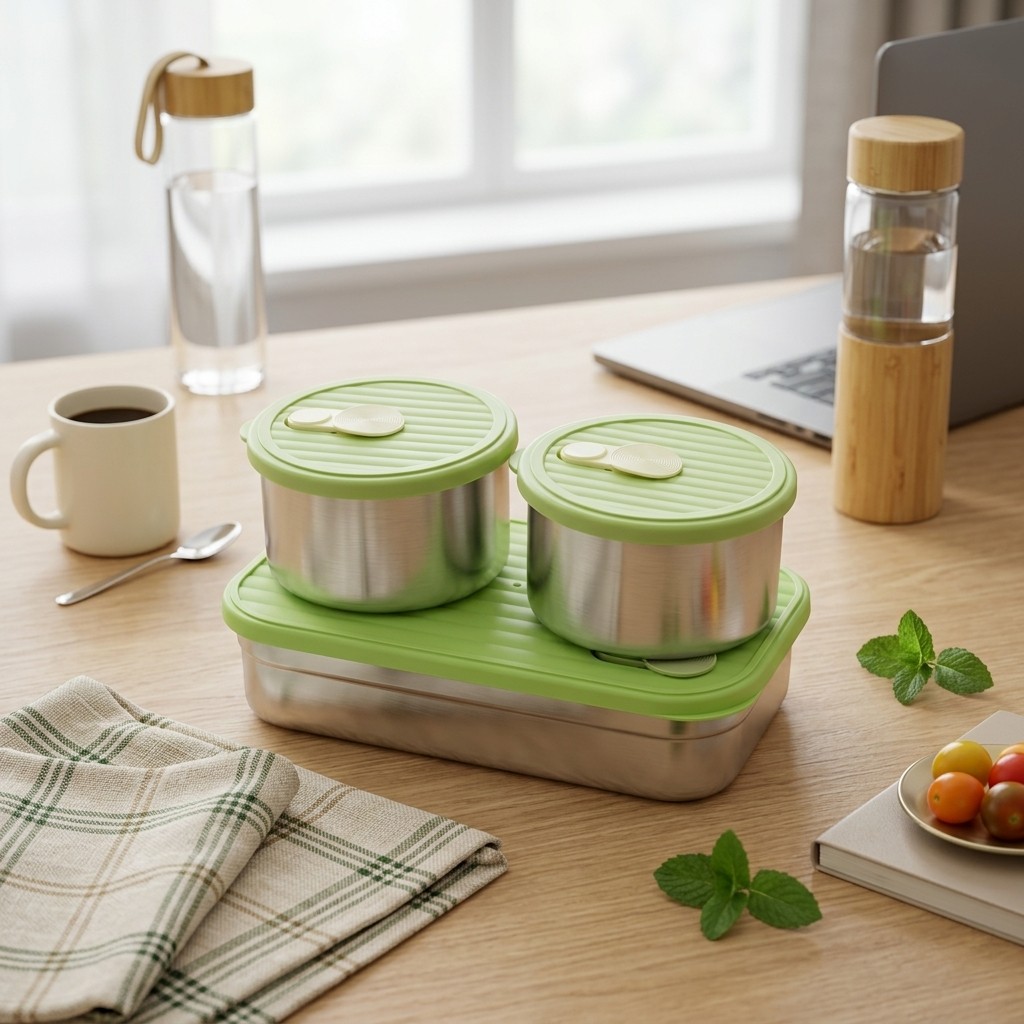 Juego de Loncheras de Acero In - Meal Prep Kinder reseña y precio