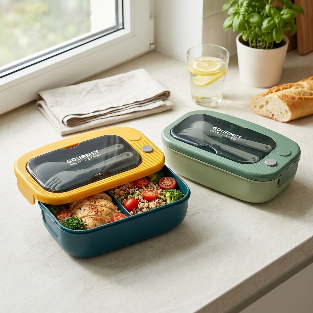 Lonchera Bento de Plástico Apt - Meal Prep Kinder reseña y precio