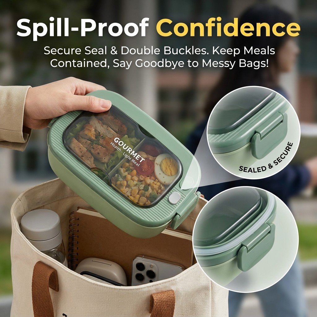 Lonchera Bento de Plástico Apt - Meal Prep Kinder reseña y precio