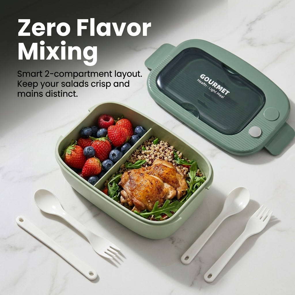Lonchera Bento de Plástico Apt - Meal Prep Kinder reseña y precio