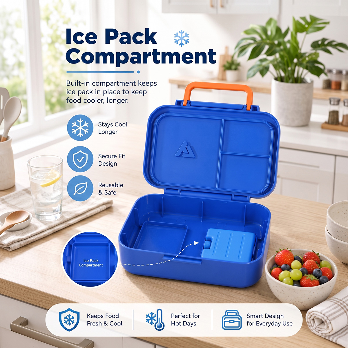 Lonchera Bento con Recipiente  - Meal Prep List reseña y precio