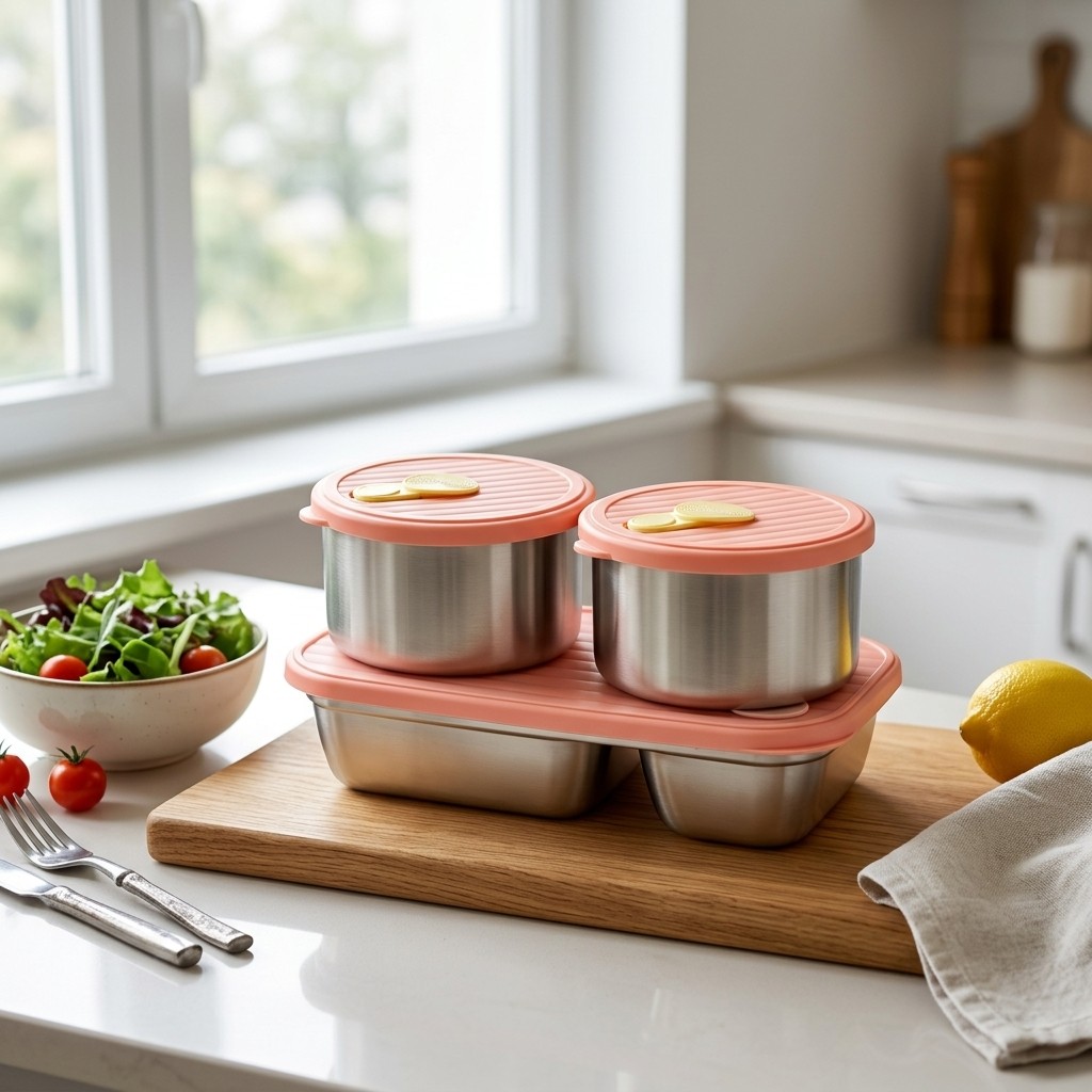 Lonchera de Acero Inoxidable 3 - Meal Prep Kinder reseña y precio