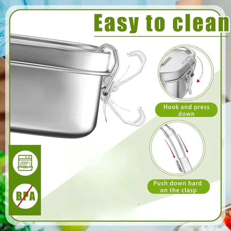 Fiambrera de acero inoxidable  - Meal Prep Kinder reseña y precio