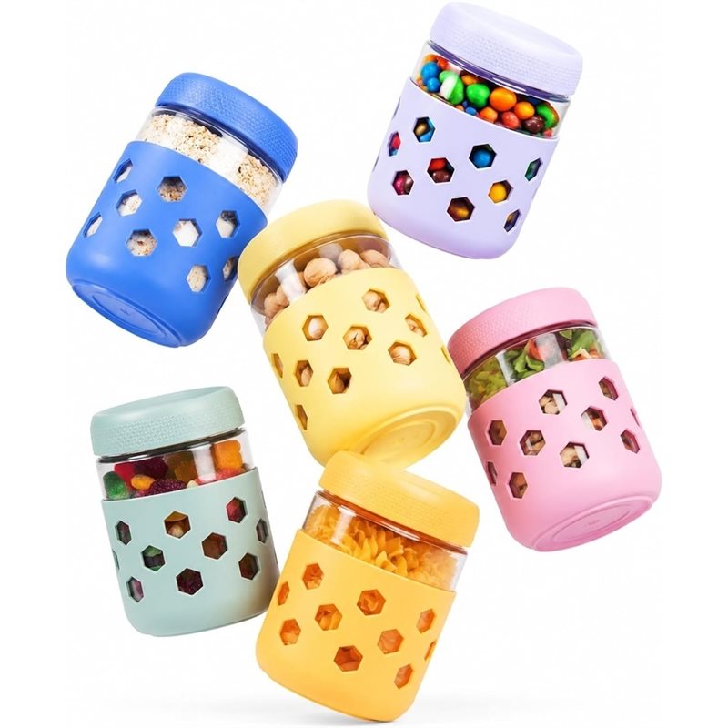 AB41-1Set Frascos de vidrio pa - Meal Prep Oatmeal reseña y precio