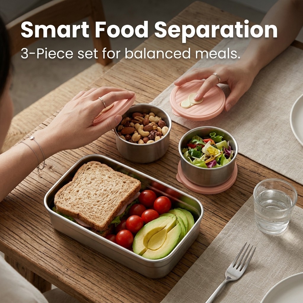Juego de Loncheras Bento Aptas - Meal Prep Kinder reseña y precio