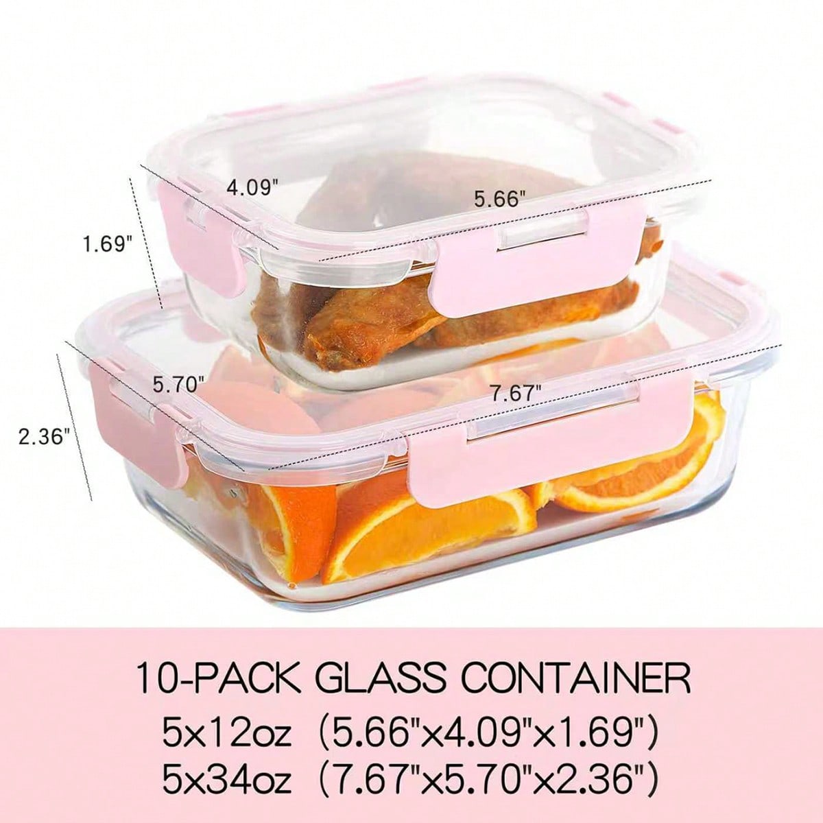 Paquete de 10 recipientes de v - Meal Prep List reseña y precio