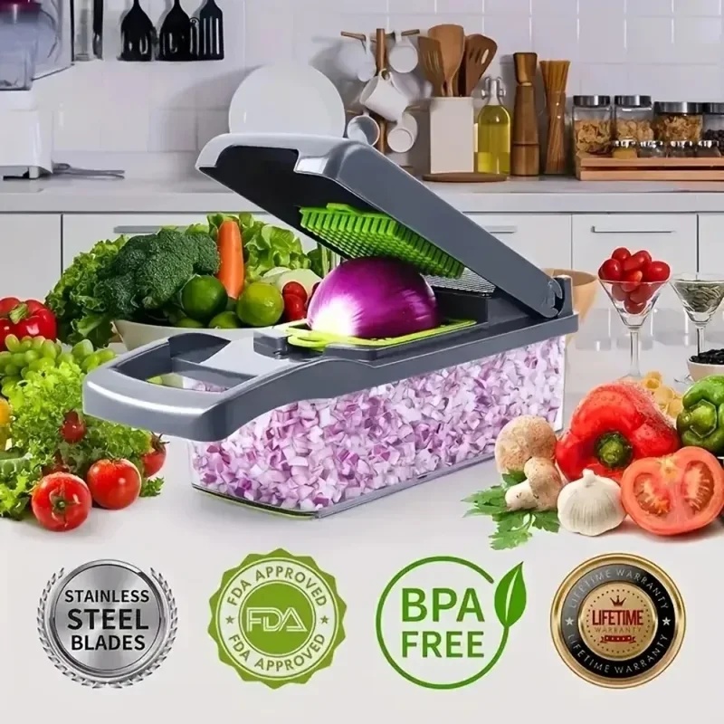 Cortador y rebanador de verdur - Meal Prep List reseña y precio