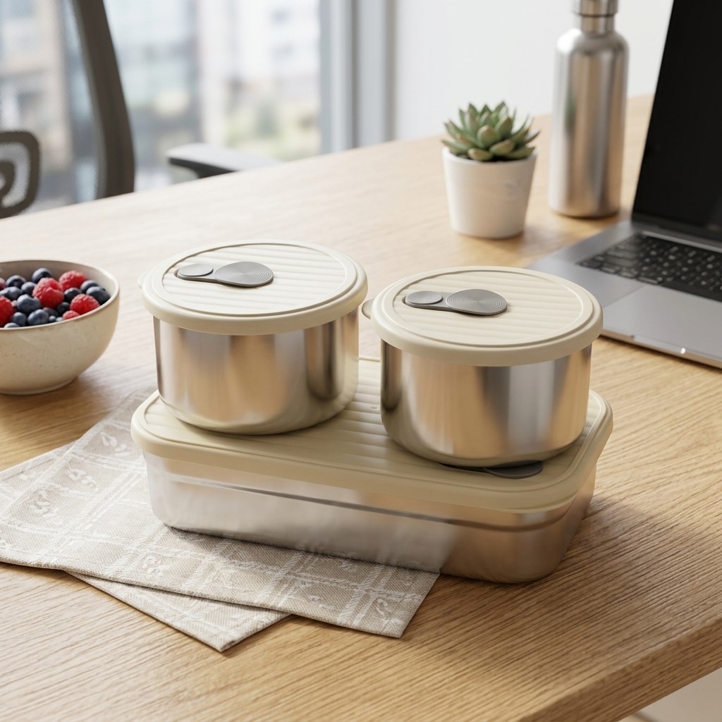 Lonchera de Acero Inoxidable 3 - Meal Prep List reseña y precio