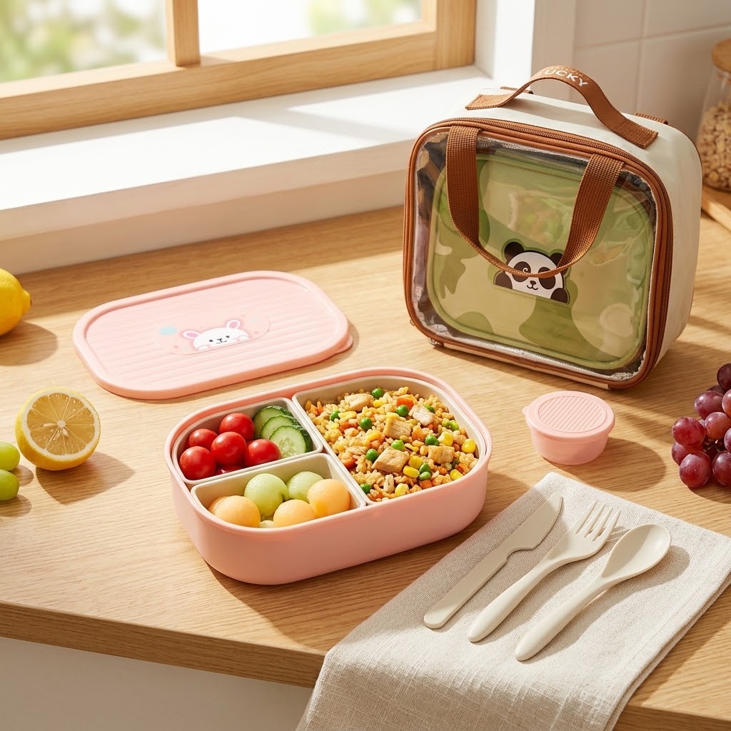 Lonchera Bento para Niños, Lin - Meal Prep Kinder reseña y precio