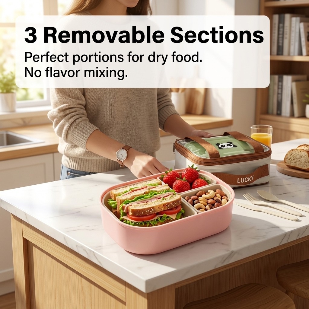 Lonchera Bento para Niños, Lin - Meal Prep Kinder reseña y precio
