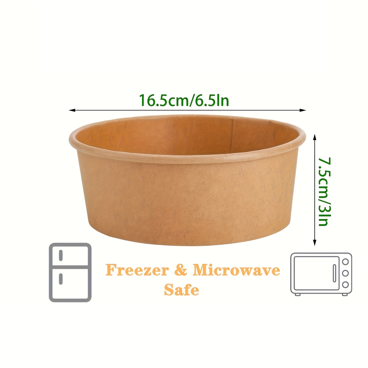 Paquete de 25/50 tazones de pa - Meal Prep List reseña y precio