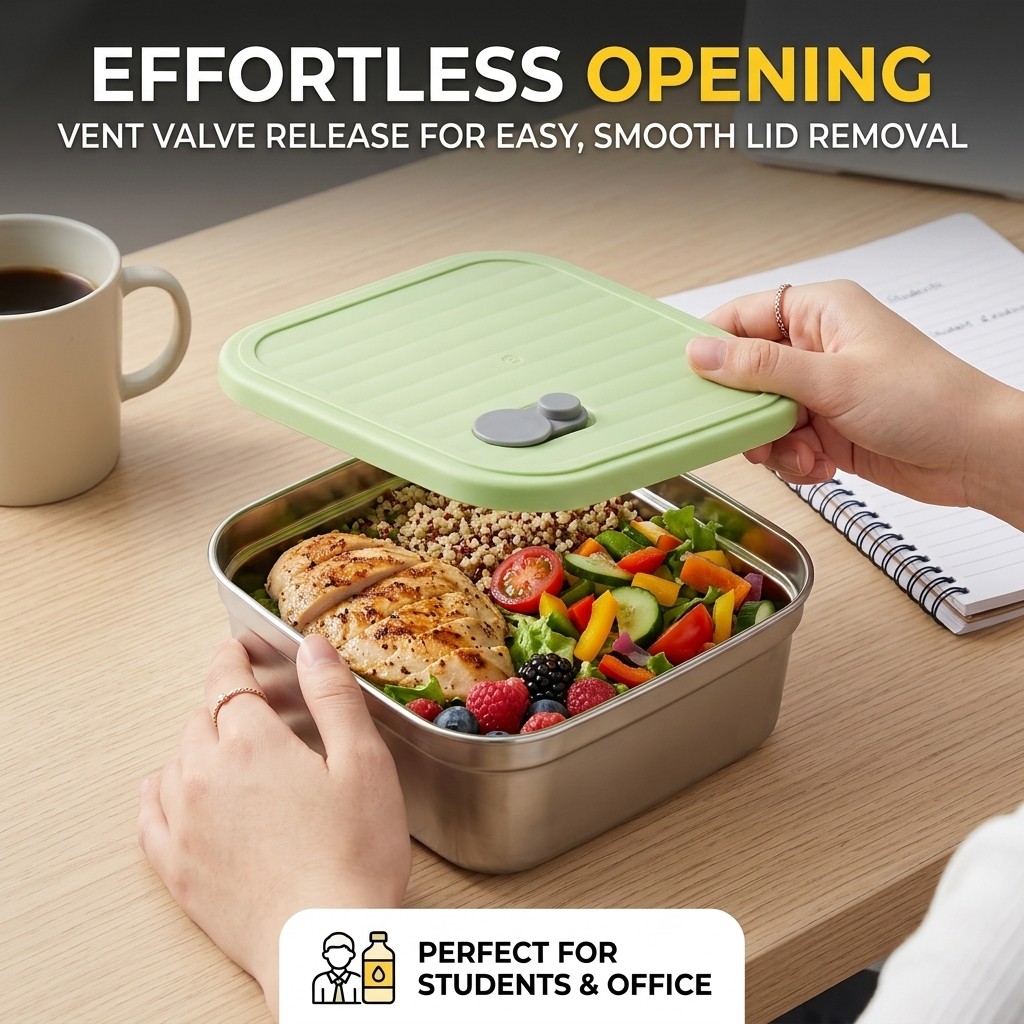 Lonchera Bento de Acero Inoxid - Meal Prep Kinder reseña y precio