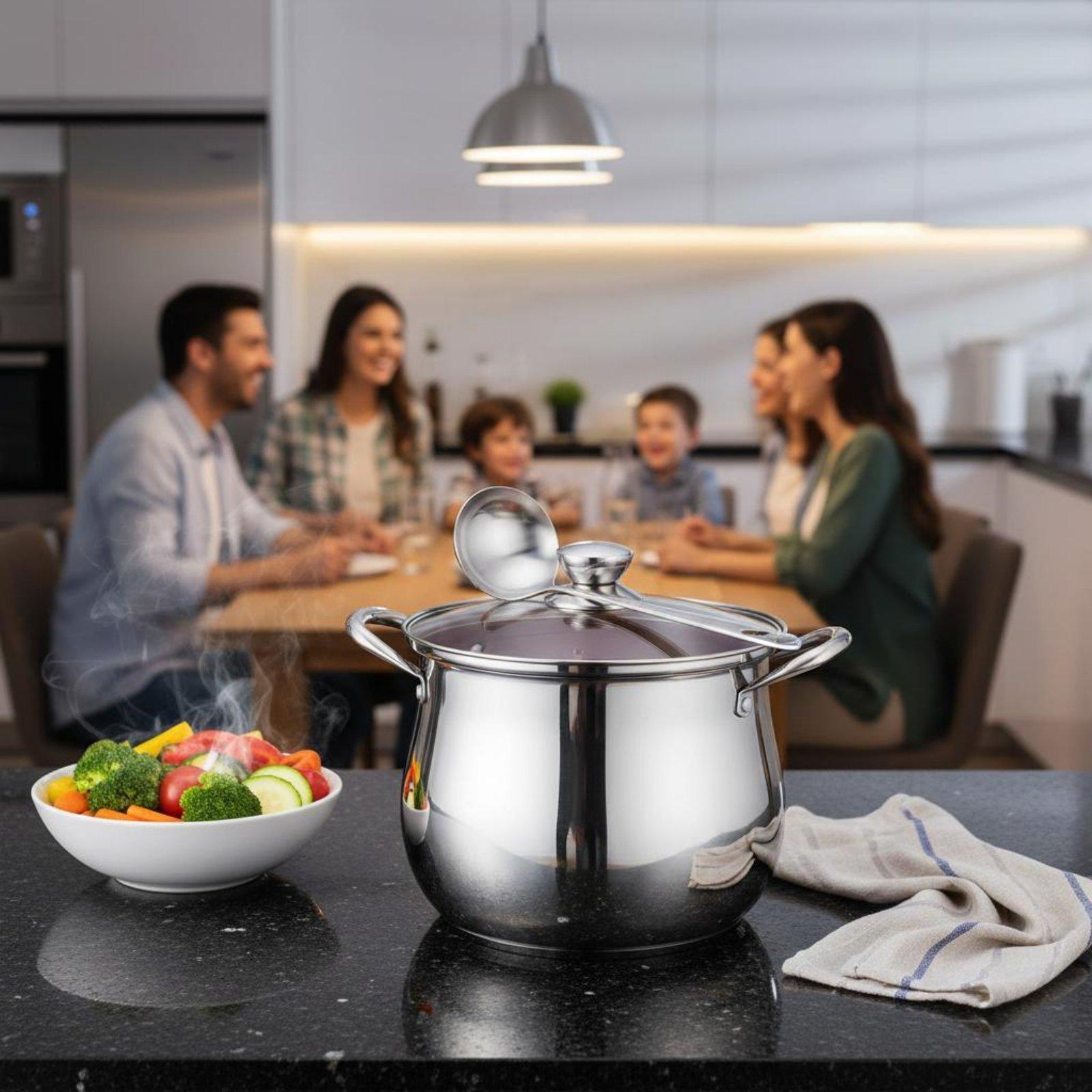 Olla de Acero Inoxidable de 32 - Meal Prep Chicken reseña y precio