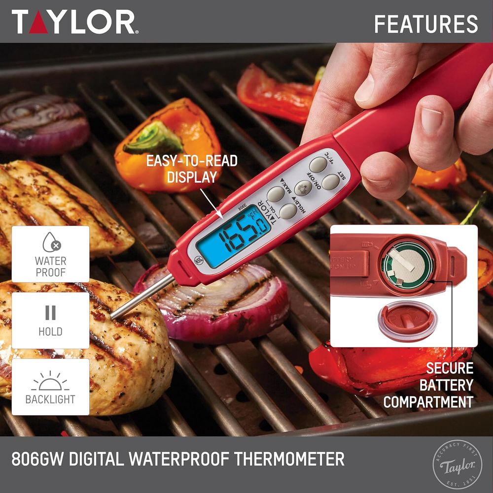 Termómetro Digital para Carne  - Meal Prep Chicken reseña y precio